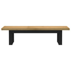 Esstischbank NOAIN 160 x 41 x 45 cm Massives Kiefernholz Natur