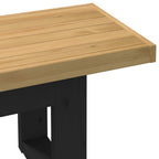 Esstischbank NOAIN 120 x 41 x 45 cm Massives Kiefernholz Natur