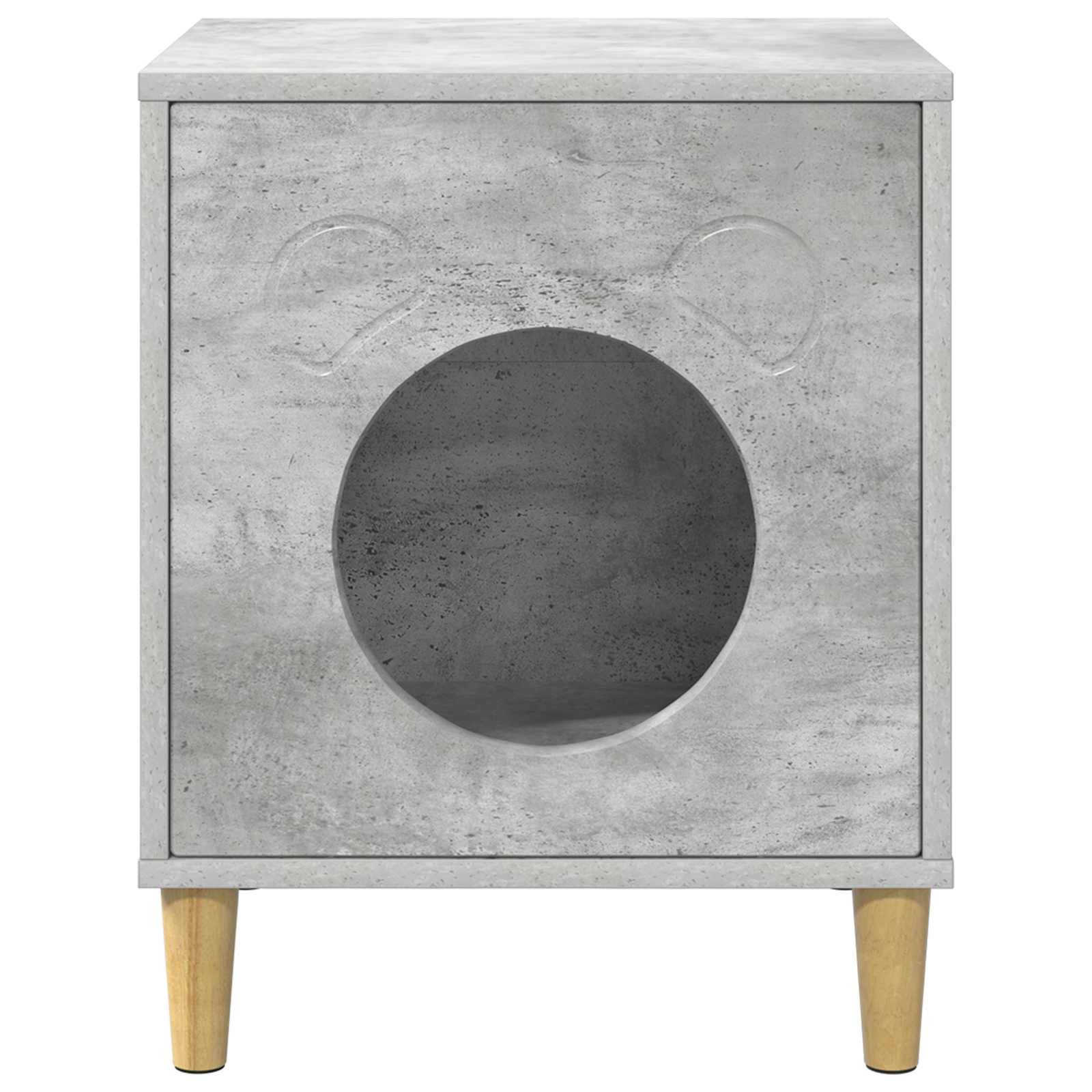 Katzenhaus Beton 42,5 x 40 x 53 cm Holzwerkstoff