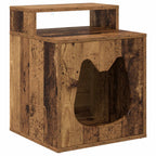 Katzenhaus Altholz 42,5 x 40 x 53,5 cm Holzwerkstoff