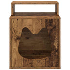 Katzenhaus Altholz 42,5 x 40 x 53,5 cm Holzwerkstoff
