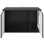 Katzenhaus Schwarz 85 x 55 x 50,5 cm Holzwerkstoff