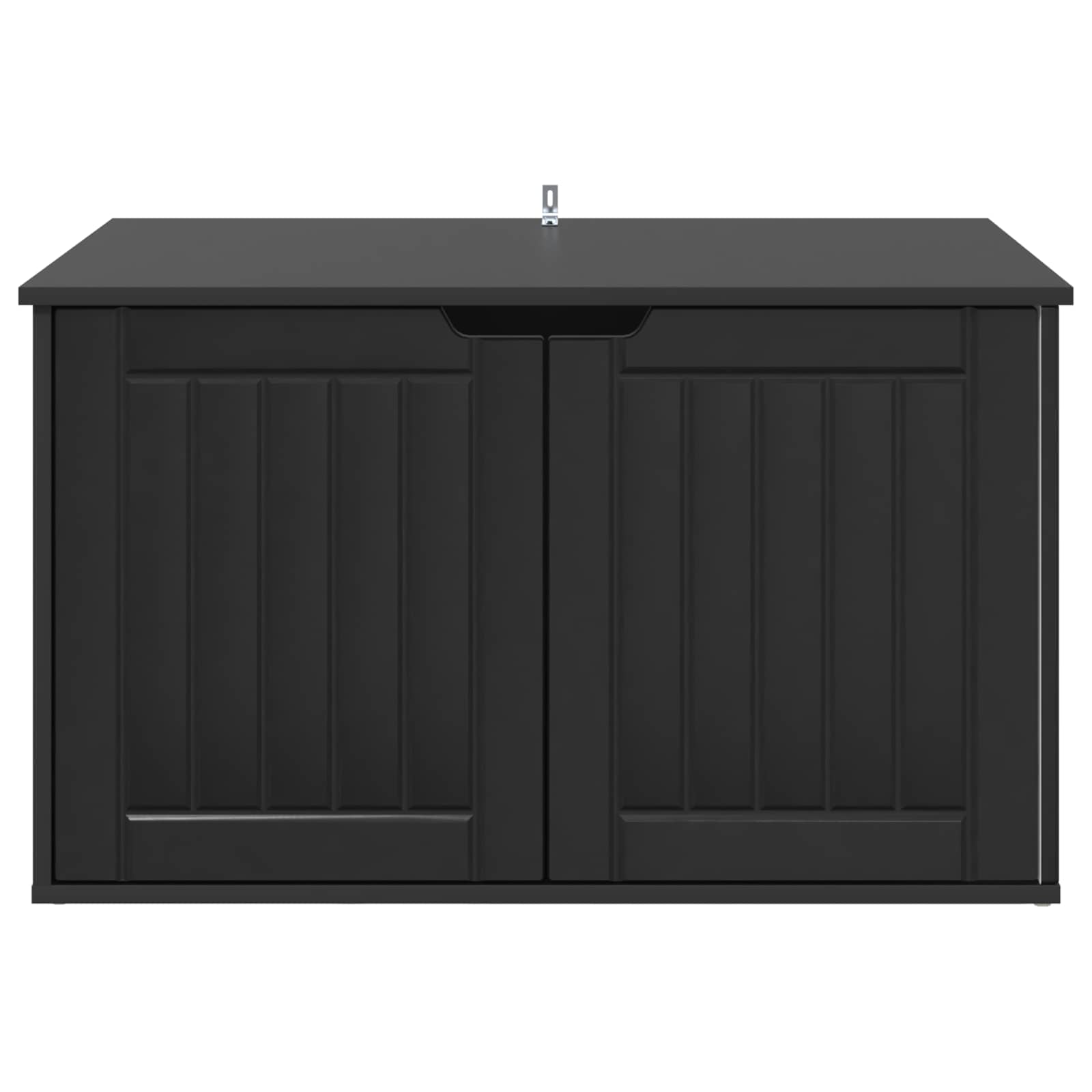 Katzenhaus Schwarz 85 x 55 x 50,5 cm Holzwerkstoff