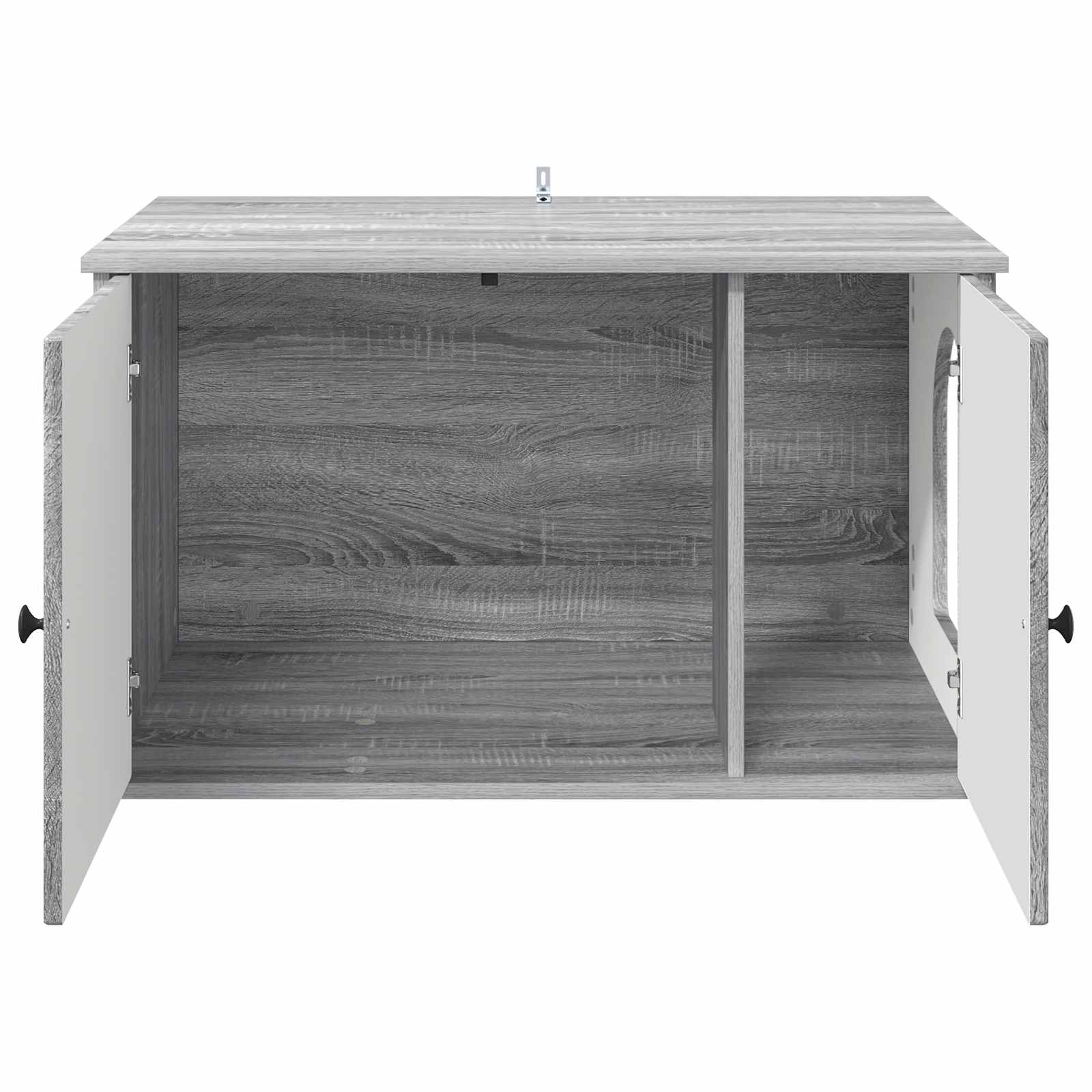 Katzenhaus Graues Sonoma 85 x 55 x 50 cm Holzwerkstoff