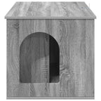 Katzenhaus Graues Sonoma 85 x 55 x 50 cm Holzwerkstoff
