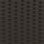 Bank Outdoor mit Kissen 4 pcs Schwarz und Cremeweiß Poly-Rattan