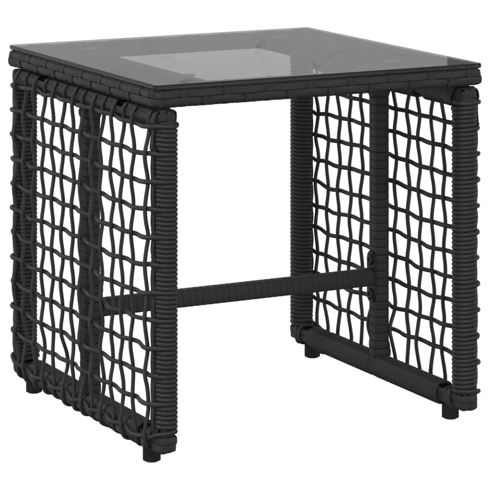 Gartenmöbel-Set mit Kissen 3 pcs Schwarz und Türkis