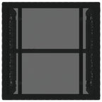 Gartenmöbel-Set mit Kissen 3 pcs Schwarz und Türkis