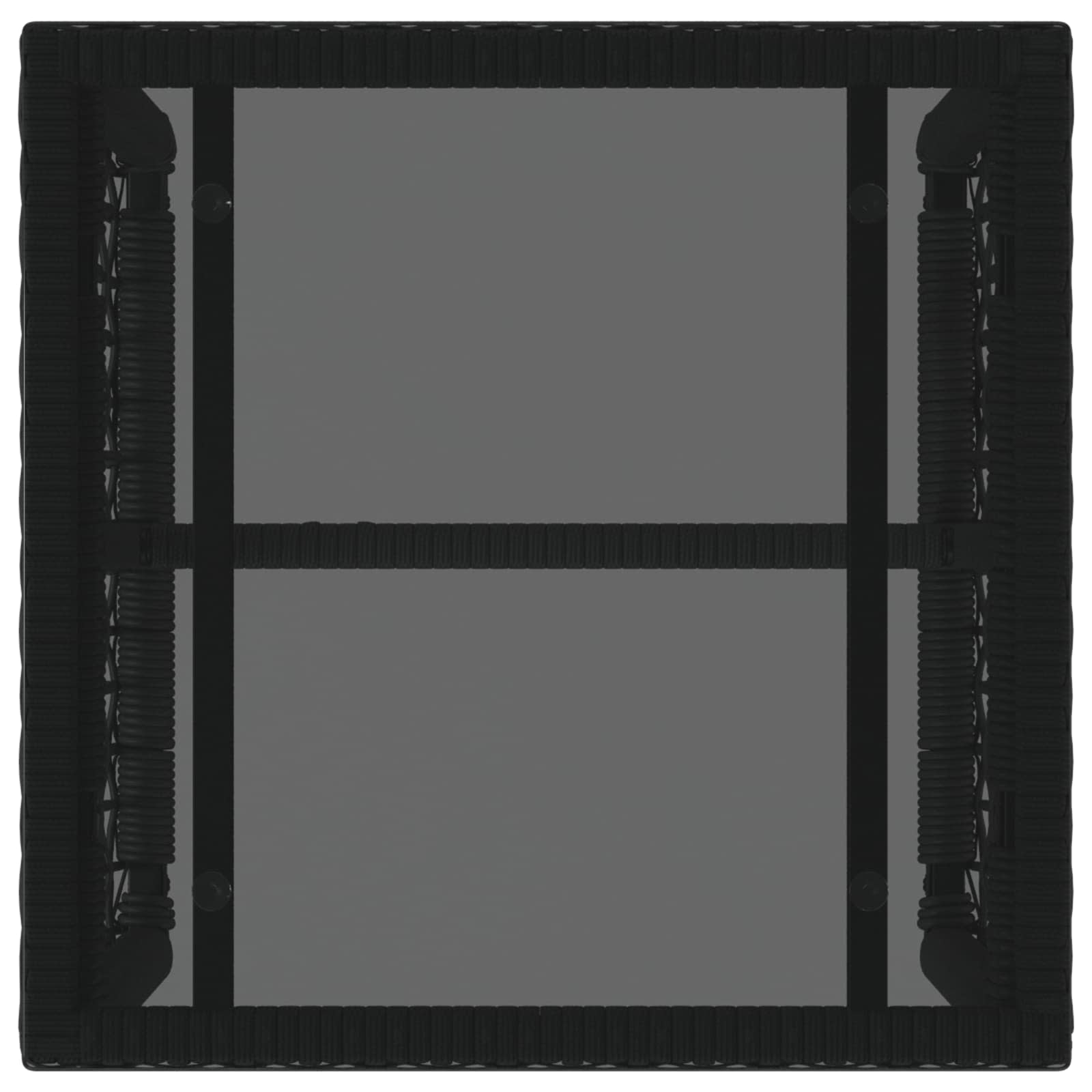 Gartenmöbel-Set mit Kissen 3 pcs Schwarz und Türkis