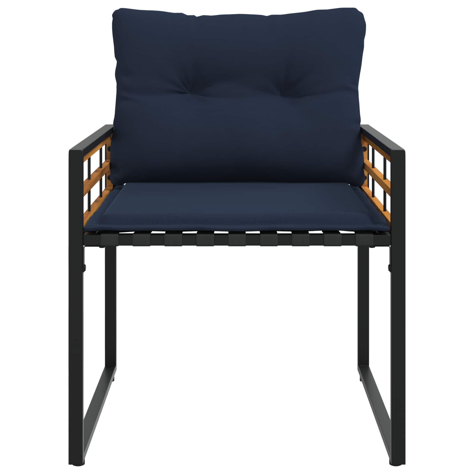 Gartenmöbel Set mit Kissen 4 pcs Marineblau