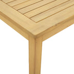 Couchtisch Helles Akazienholz 45 x 45 x 36 cm Massivholz Akazie