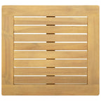 Couchtisch Helles Akazienholz 45 x 45 x 36 cm Massivholz Akazie