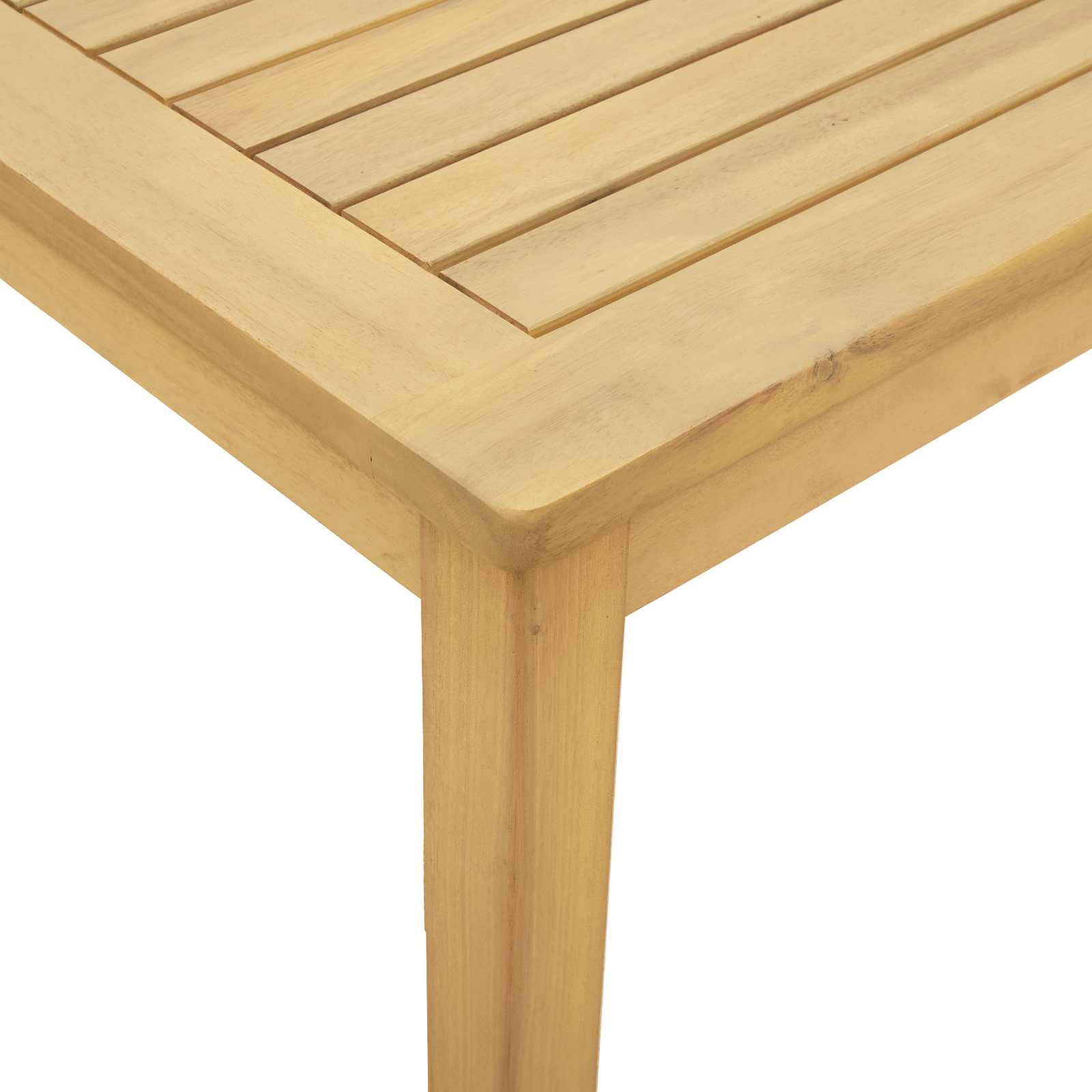 Couchtisch Helles Akazienholz 60 x 60 x 36 cm Massivholz Akazie