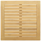 Couchtisch Helles Akazienholz 60 x 60 x 36 cm Massivholz Akazie