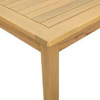 Couchtisch Helles Akazienholz 85 x 85 x 45 cm Massivholz Akazie