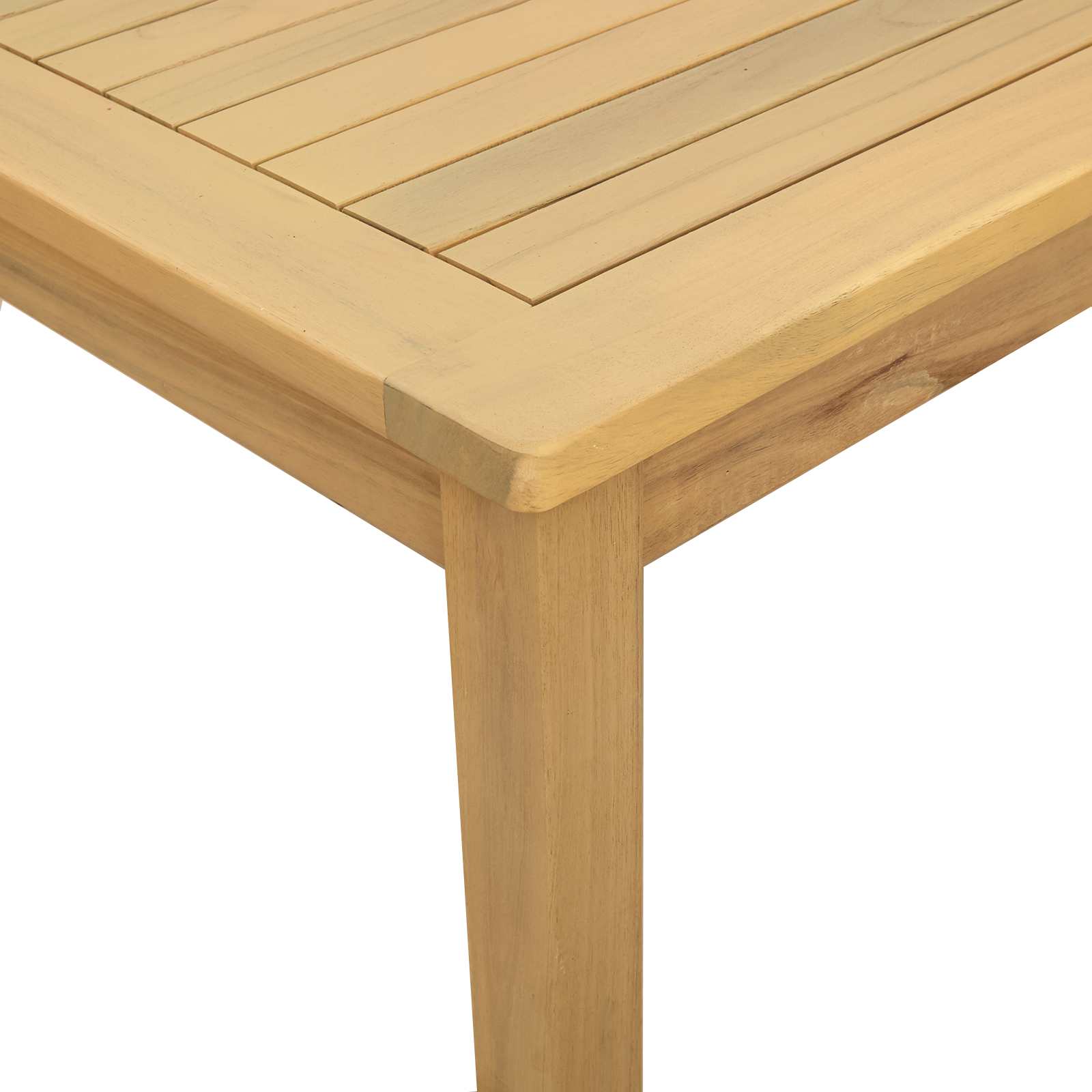 Couchtisch Helles Akazienholz 85 x 85 x 45 cm Massivholz Akazie