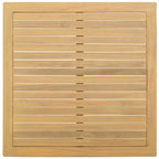 Couchtisch Helles Akazienholz 85 x 85 x 45 cm Massivholz Akazie