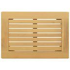 Couchtisch Helles Akazienholz 50 x 35 x 36 cm Massivholz Akazie
