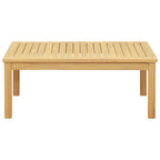 Couchtisch Helles Akazienholz 90 x 50 x 36 cm Massivholz Akazie