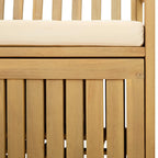 Sitzbank mit Stauraum mit Kissen mit Speicher 148 x 63 x 84 cm