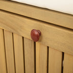 Sitzbank mit Stauraum mit Kissen mit Speicher 148 x 63 x 84 cm