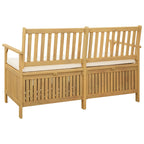 Sitzbank mit Stauraum mit Kissen mit Speicher 148 x 63 x 84 cm