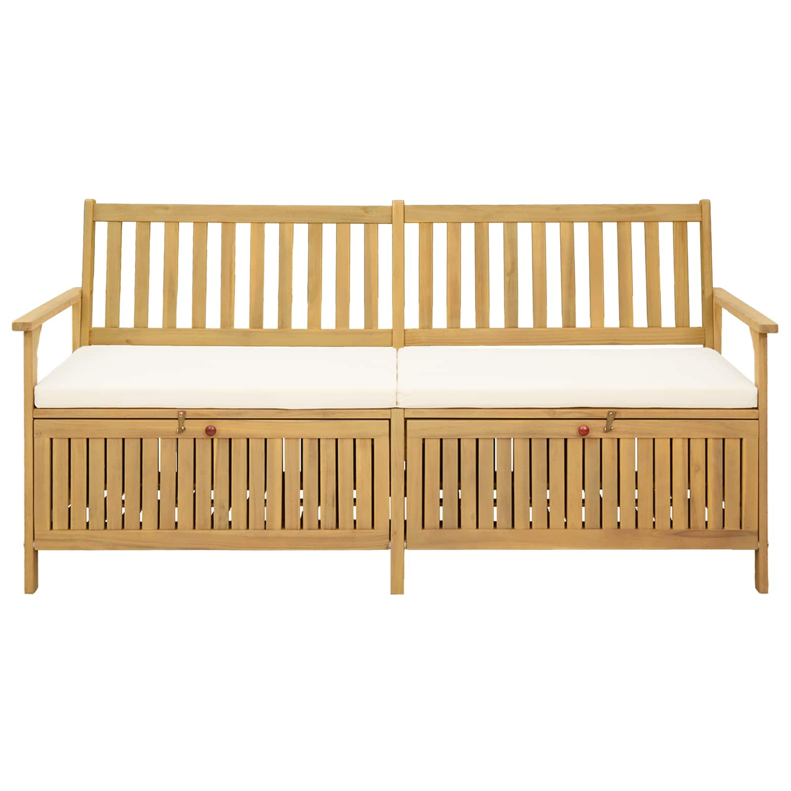 Sitzbank mit Stauraum mit Kissen mit Speicher 170 x 63 x 84 cm