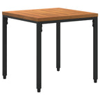 Gartenmöbel Set mit Kissen Schwarz und Cremeweiß Poly-Rattan