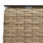Gartensofa-set mit Kissen 2 pcs Poly-Rattan