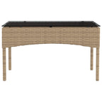 Gartensofa-set mit Kissen 2 pcs Poly-Rattan