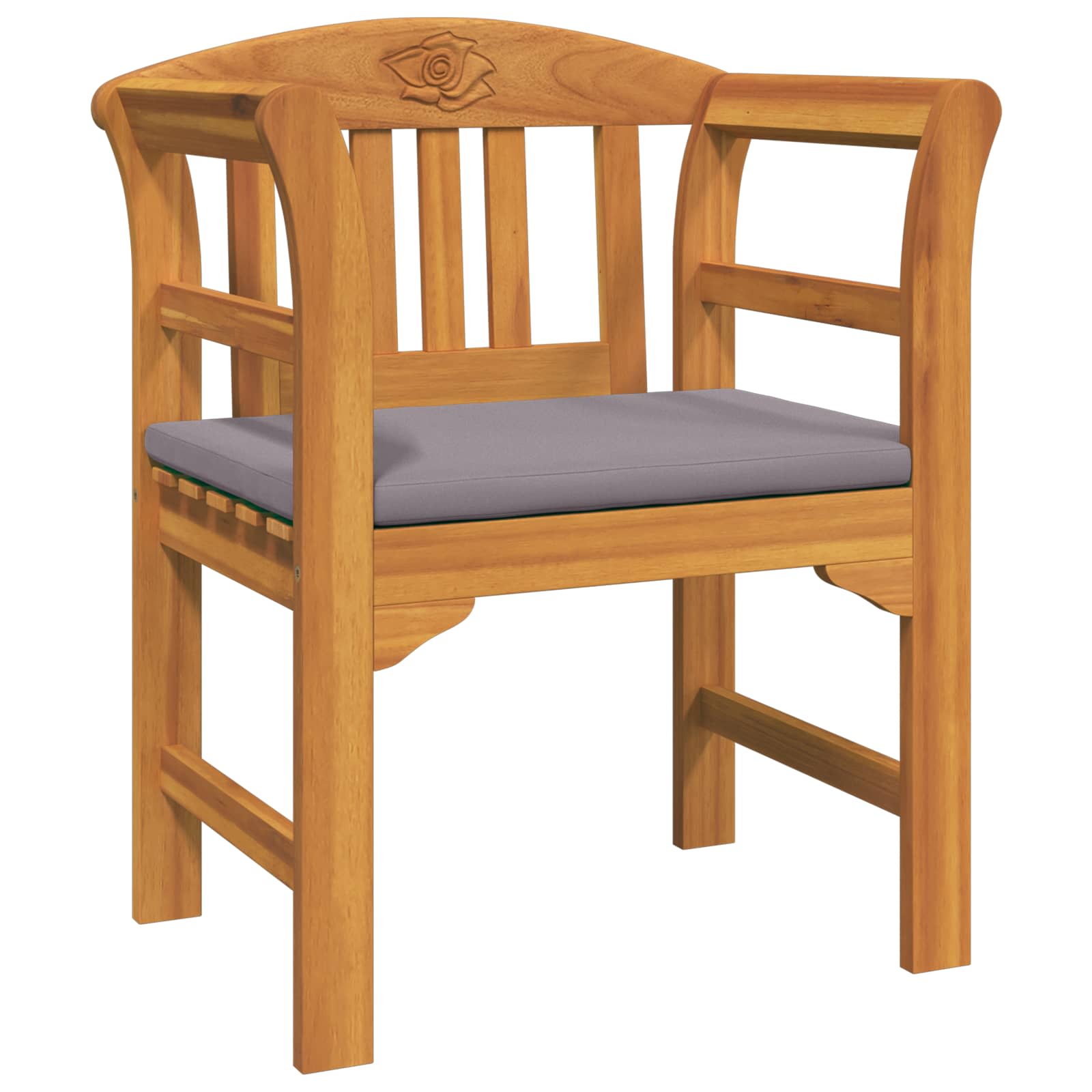 Gartenrosen-Lounge-Set mit Kissen 4 pcs Massivholz Akazie