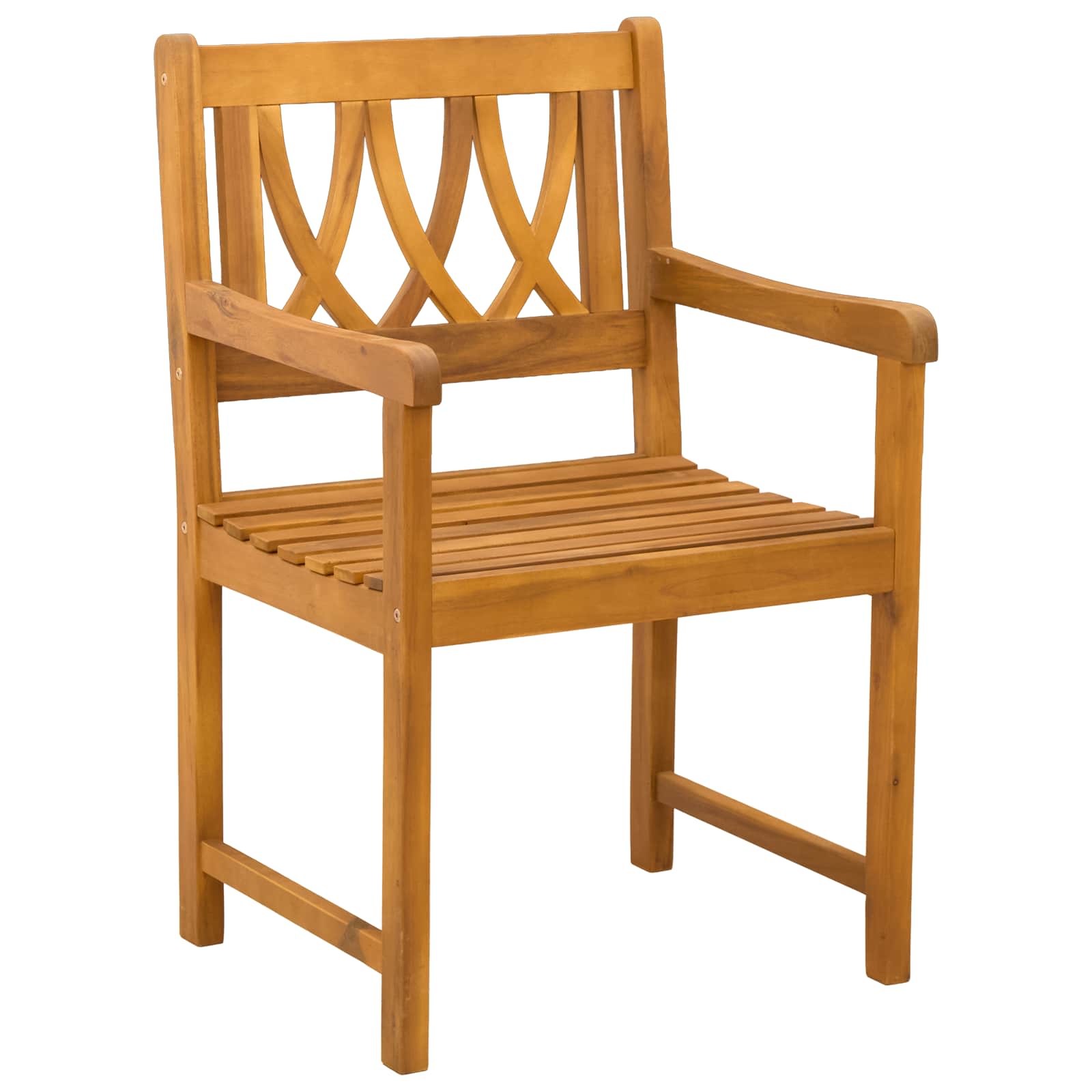 Bank Outdoor 2 pcs Natur 56 x 55,5 x 90 cm Massivholz Akazie