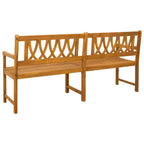 Bank Outdoor Natur 180 x 55,5 x 90 cm Massivholz Akazie