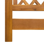 Gartenschaukelbank Natur 110 x 56 x 58 cm Massivholz Akazie