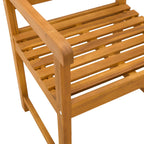 Bank Outdoor 2 pcs Natur 56 x 55,5 x 90 cm Massivholz Akazie