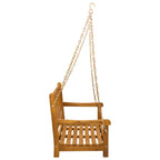 Gartenschaukelbank Natur 110 x 56 x 58 cm Massivholz Akazie