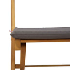 Außen Bistro-Stühle mit Kissen 2 pcs Dunkelgrau 40 x 53 x 80 cm