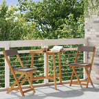 Außen Bistro-Stühle mit Kissen 2 pcs Dunkelgrau 40 x 53 x 80 cm
