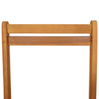 Klappbare Gartenstühle 4 pcs Natur 40 x 53 x 80 cm