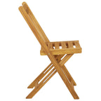 Klappbare Gartenstühle 4 pcs Natur 40 x 53 x 80 cm
