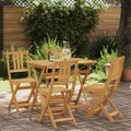 Außen Bistro-Stühle mit Kissen 4 pcs Natur 40 x 42 x 85 cm