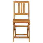 Außen Bistro-Stühle mit Kissen 4 pcs Natur 40 x 42 x 85 cm
