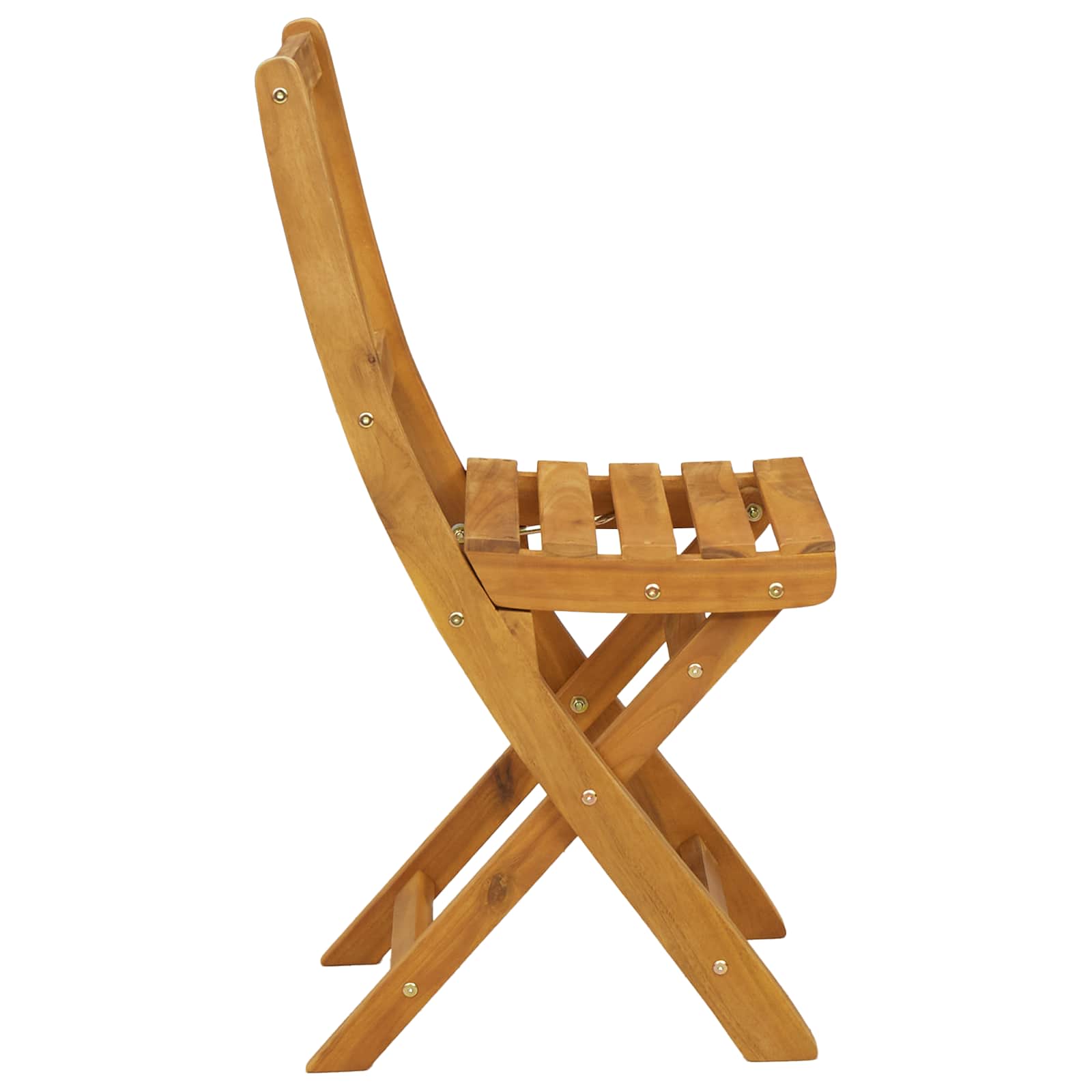 Außen Bistro-Stühle mit Kissen 4 pcs Natur 40 x 42 x 85 cm