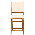 Außen Bistro-Stühle mit Kissen 4 pcs Cremeweiß 38 x 46 x 85 cm
