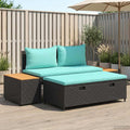 Outdoor-Sofagarnitur 4-Sitzanzahl 4 pcs 55 x 30 x 39 cm