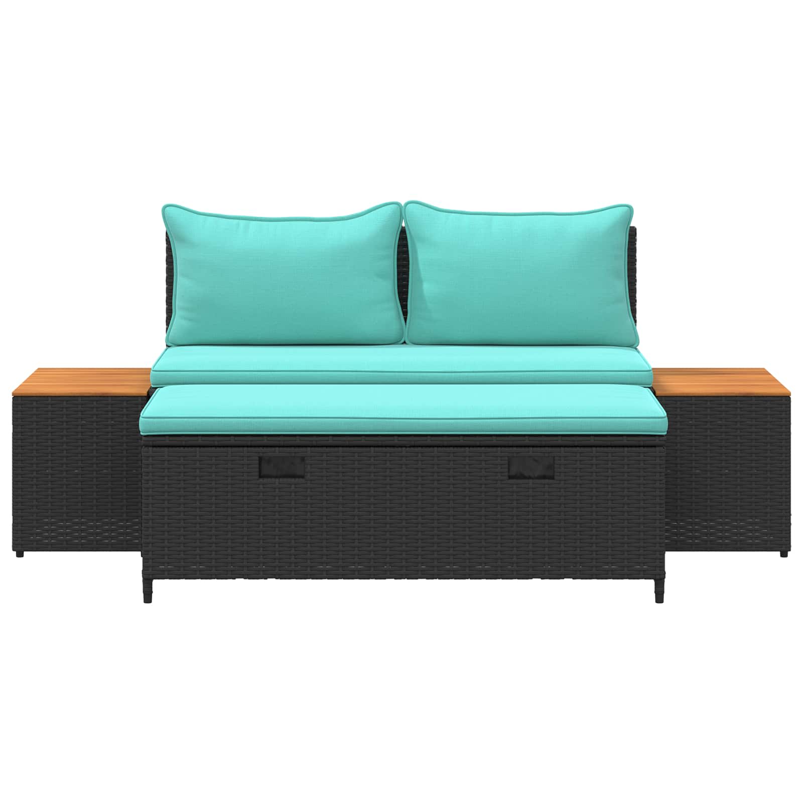 Outdoor-Sofagarnitur 4-Sitzanzahl 4 pcs 55 x 30 x 39 cm