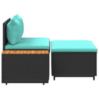 Outdoor-Sofagarnitur 4-Sitzanzahl 4 pcs 55 x 30 x 39 cm