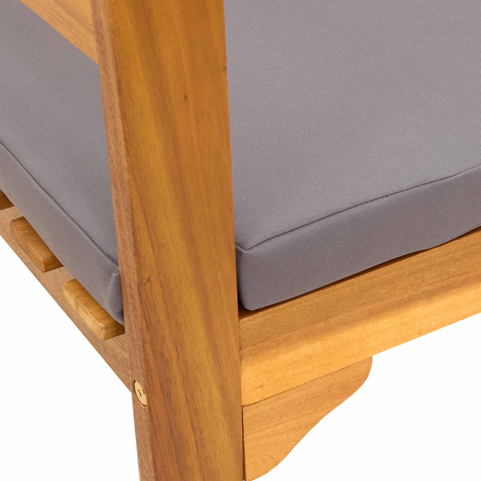 Rosenbank Natur 114 x 46 x 82,5 cm Massivholz Akazie