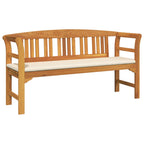 Rosenbank Natur 157 x 46 x 82,5 cm Massivholz Akazie