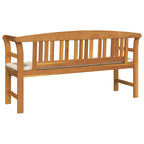 Rosenbank Natur 157 x 46 x 82,5 cm Massivholz Akazie
